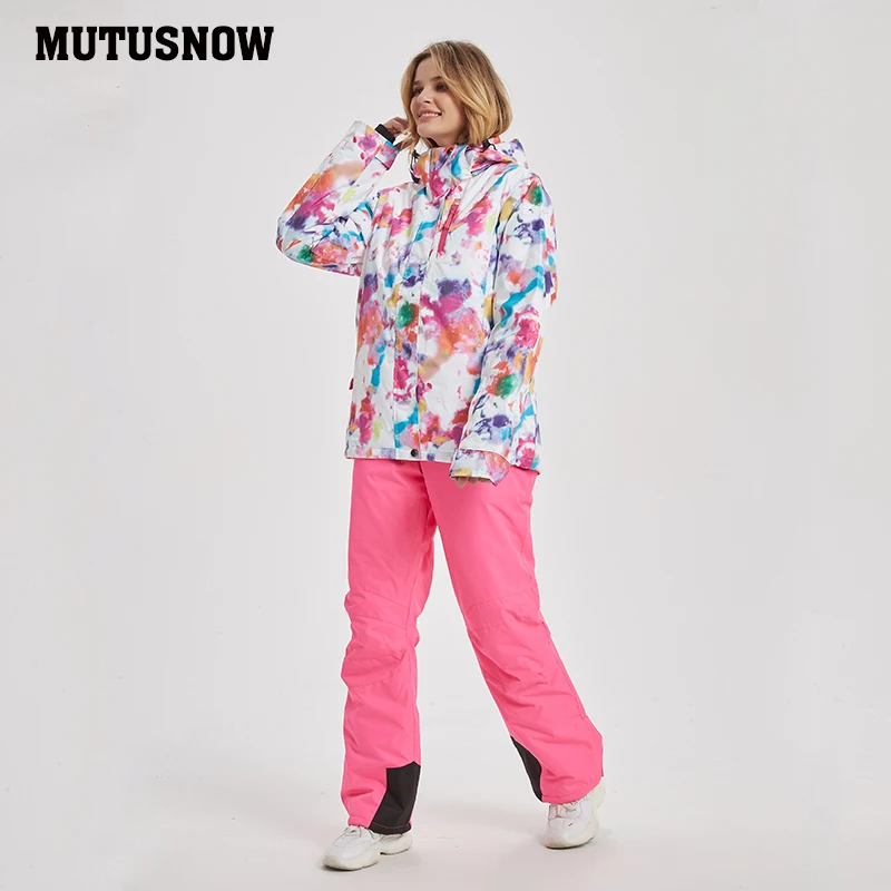 Уличный лыжный костюм высокого качества Женские ветрозащитные