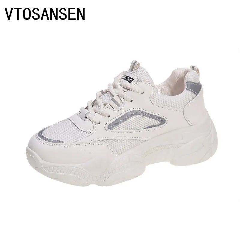 

Women's Filas Breathable Air Maxs Running Dad Shoes Lightweight White Clunky Sneakers Thick-soled Sports Women's Casual Shoes