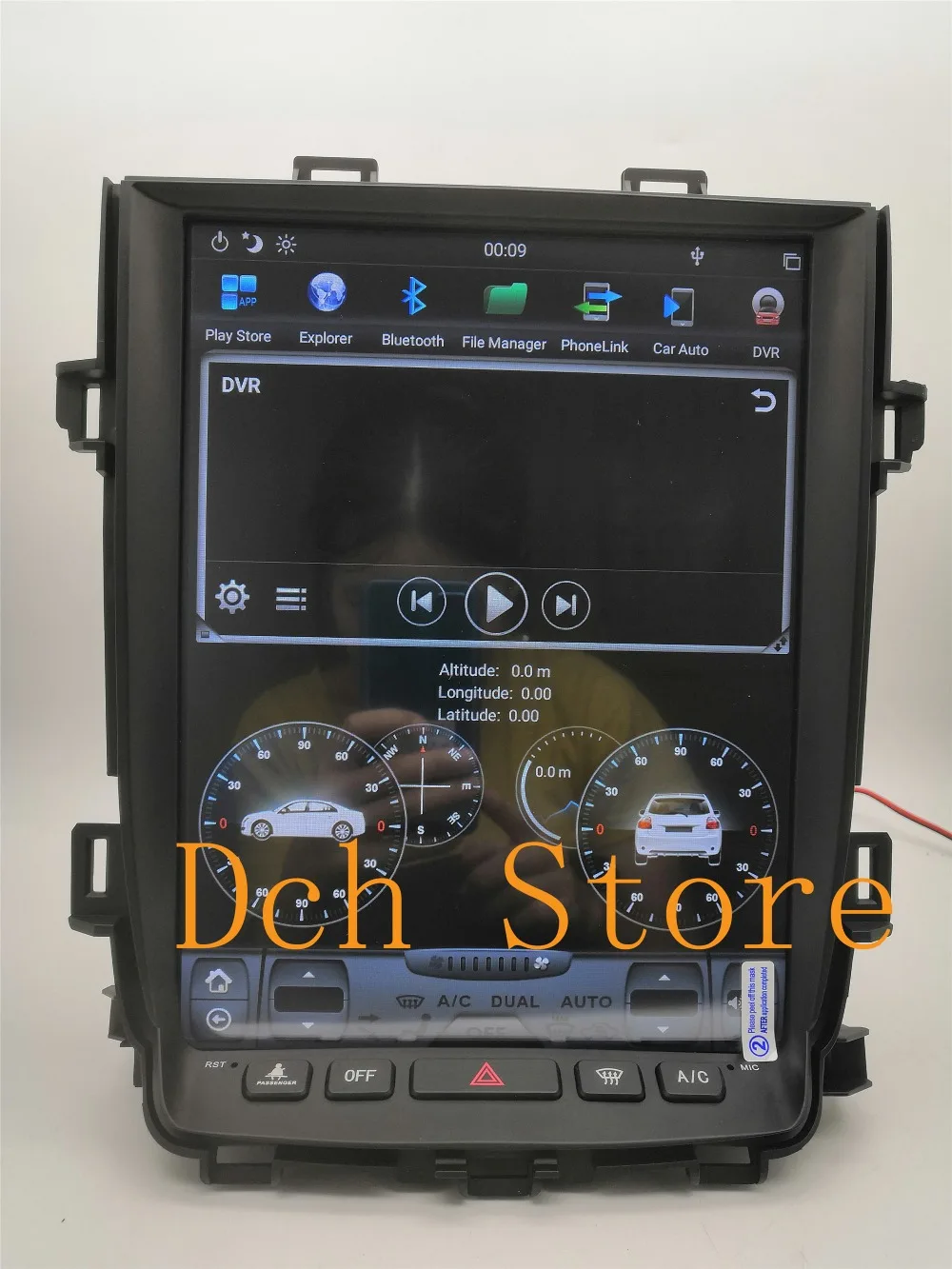 12,1 дюймов вертикальный tesla стиль Android 8,1 автомобильный dvd-плеер gps для Toyota Alphard Vellfire 20 серии 2010 2011 2012 2013 px6