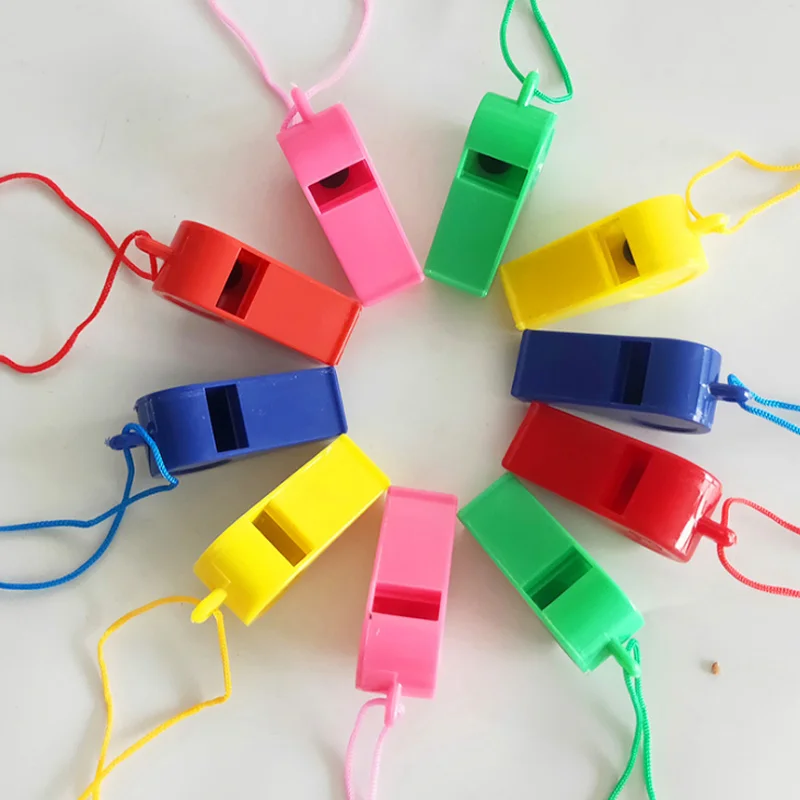 

10Pcs/lot Children plastic whistle kids gift whistle toys