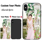 Чехол EiiMoo для телефона с пользовательской фотографией для iPhone X 6 5 5S 7 8 Plus XR XS 13 12 Mini 11 Pro Max SE 2020, чехол из ТПУ сделай сам с именем текста и изображением