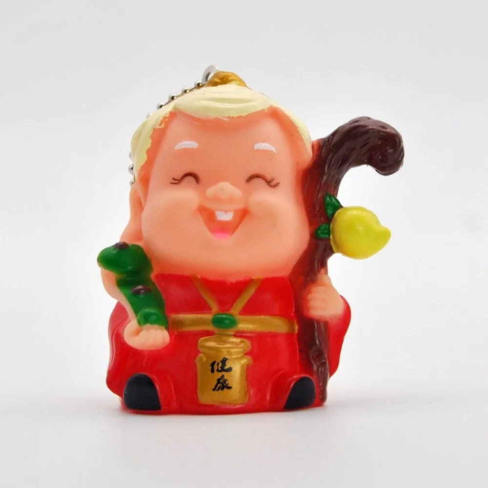 Бог долголетия мини брелок маленькая кукла Q карманная сумка Подвеска
