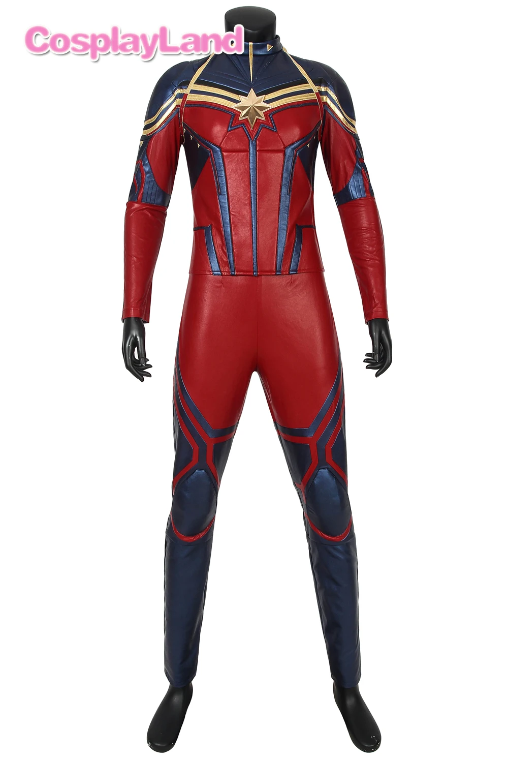 Мстители 4 эндигра Марвел Капитан костюмы косплей костюмы на Хэллоуин Carol Danvers реквизит косплей костюм Необычный кожаный комбинезон