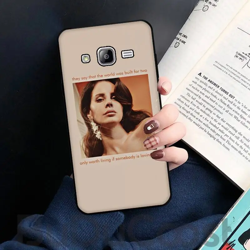 

Sexy singer model Lana Del Rey Phone Case For Samsung Galaxy J7 J6 J8 J4 J4Plus J7 DUO J7NEO J2 J7 Prime