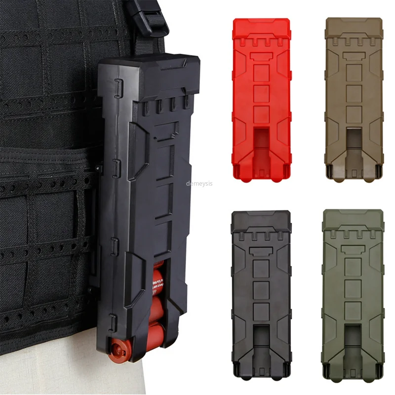 

12 Gauge Molle Military Magazine Pouches Reload Tactical Paintball Ammo Pouches 10 Rounds Hunting Shooting Ammo Carrier