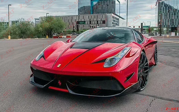 Z-ART модифицированный Комплект кузова для Ferrari 458 тюнинг тела комплект для Ferrari 458 ремонт тела комплект аэродинамическая настройка Комплект