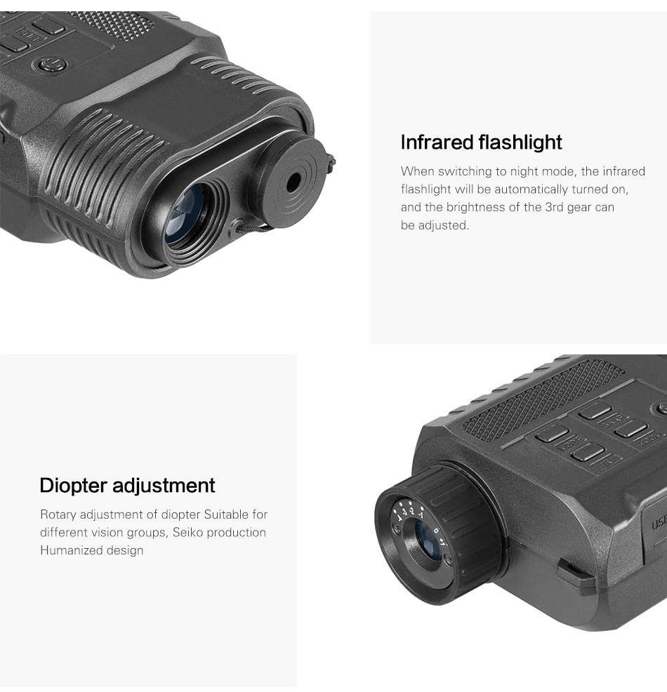 NV150 3W 850nm IR LEDs Night Vision Monoculars 640x480 resolution HD Picture Night Hunting Sights Cameras