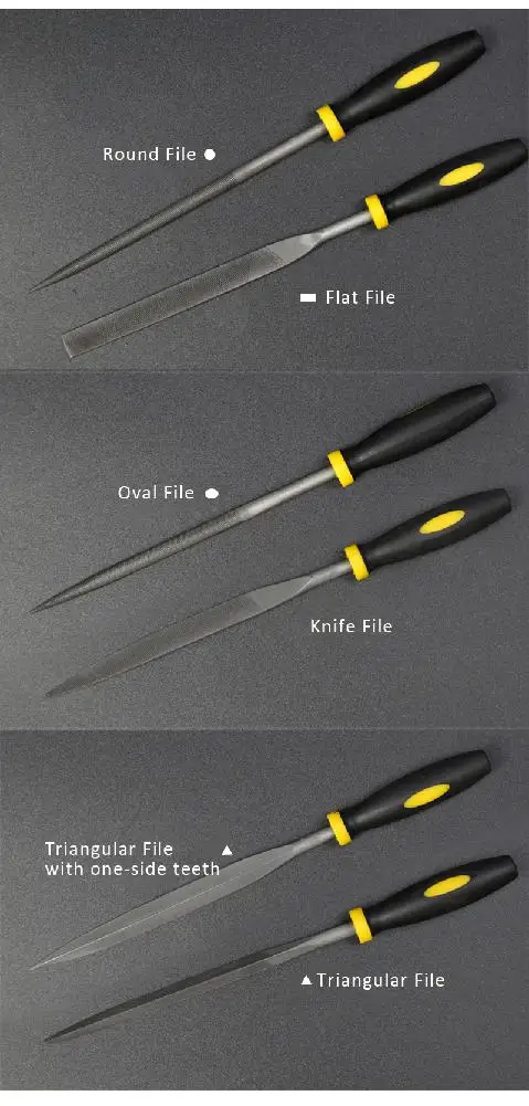 Набор пилок для работ по металлу 10 шт. набор с иглами 140/160/180 мм плоские квадратные