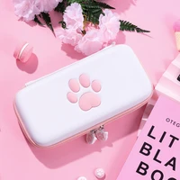 2021 hot sale cute paw for switch travel carrying case for nintendo switch lite