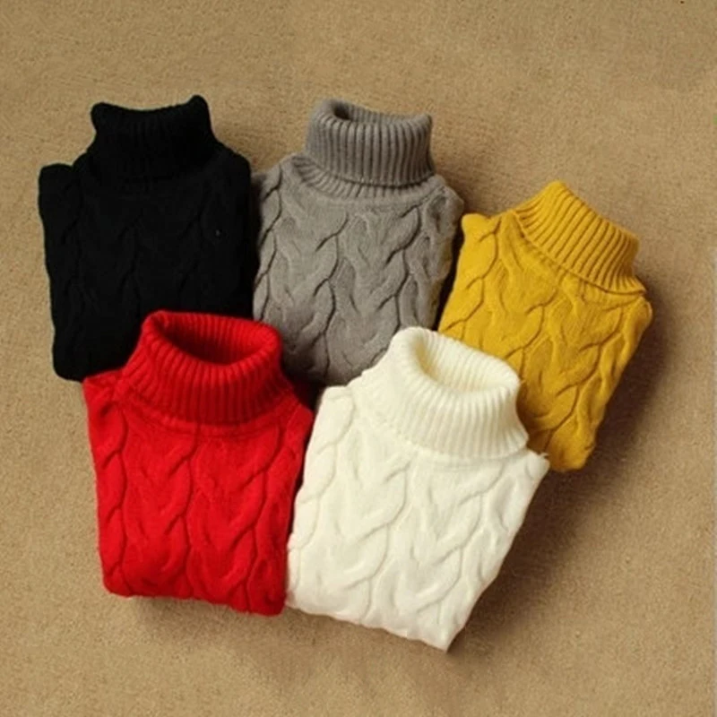 Детский свитер для мальчиков и девочек бархатные толстые теплые вязаные наряды с