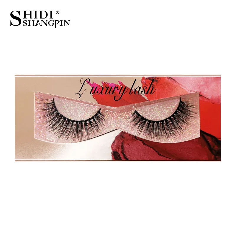 Новинка, 1 пара, накладные ресницы шампанского из норки, натуральные длинные 3d ресницы, 3d норковые ресницы ручной работы, накладные ресницы для макияжа, искусственные накладки для красоты