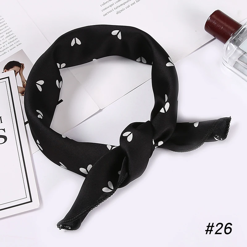 2020 новый квадратный шарф для женщин с принтом кота Зеленый Белый Черный Серый