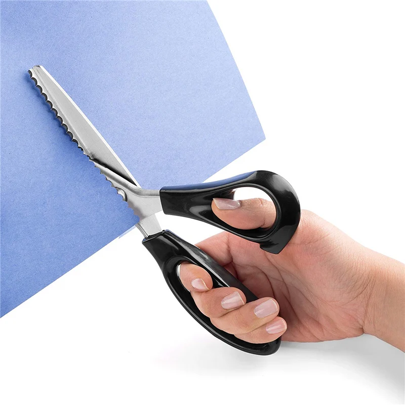 

Zig Zag Cut Scissors Naaien Dressmaking Tailor Schaar Shear Schaar Leer Handwerk Bekleding Tool Naaien Accessoires Stof Schaar