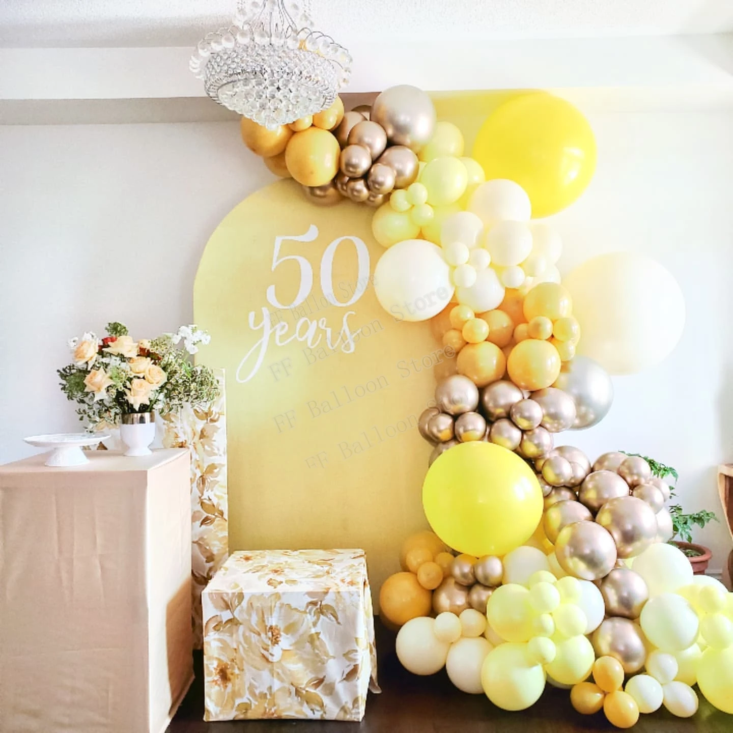 

139pcs Yellow Latex Balloons Pastel Candy Balloon Wedding Birthday Party Decor Baby Shower Decor Air Globos