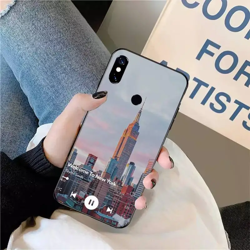 

NYC NEW YORK city luxury design shell Phone Case For Xiaomi Redmi note 7 8 9 t max3 s 10 pro lite