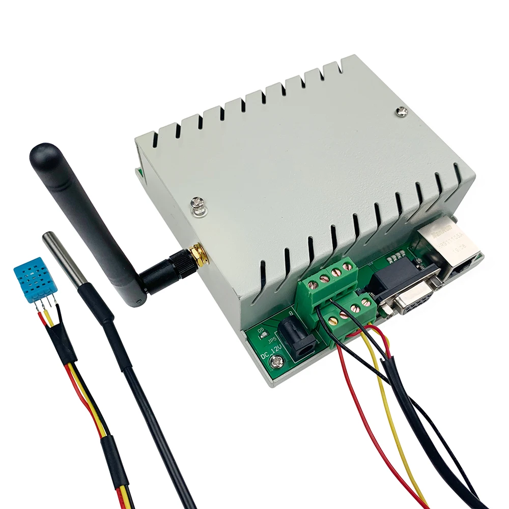 WiFi Датчик температуры и влажности автоматический модуль контроллера Ethernet RS232 передатчик PC/APP имеет протокол для программы разработки - Цвет: WiFi