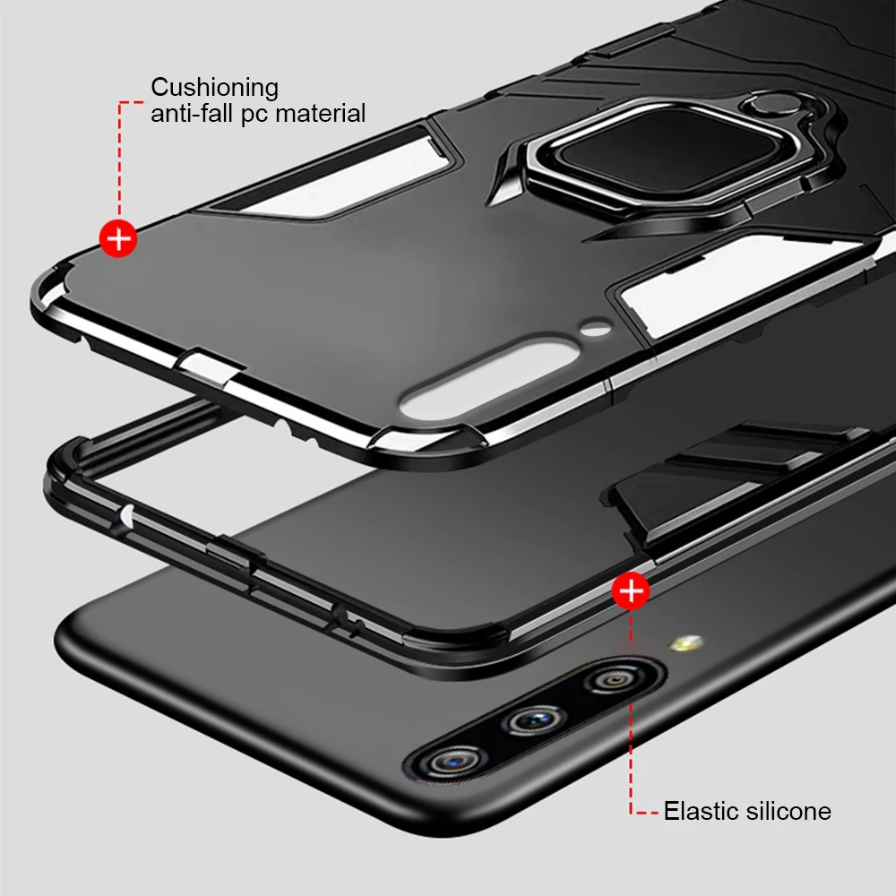 Чехол "Железный человек" для Xiaomi Mi 10 pro чехол с магнитным кольцом A1 A2 A3 8 9 Mi9 Lite