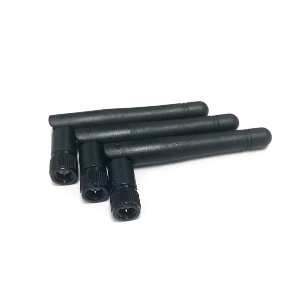 100 шт. 2 4 ГГц Беспроводная Антенна маленькая резиновая антенна ZIGBEE 3dbi SMA male 85 мм