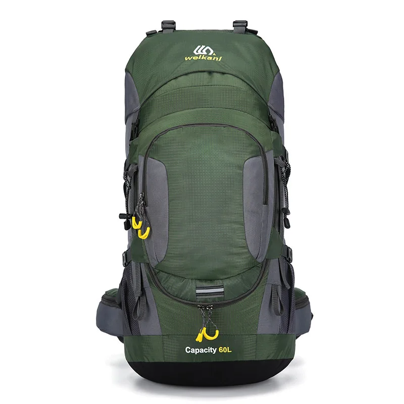 

Походный рюкзак BOWTAC унисекс, уличный Водонепроницаемый ранец для альпинизма, кемпинга, ночное отражение, 60 л