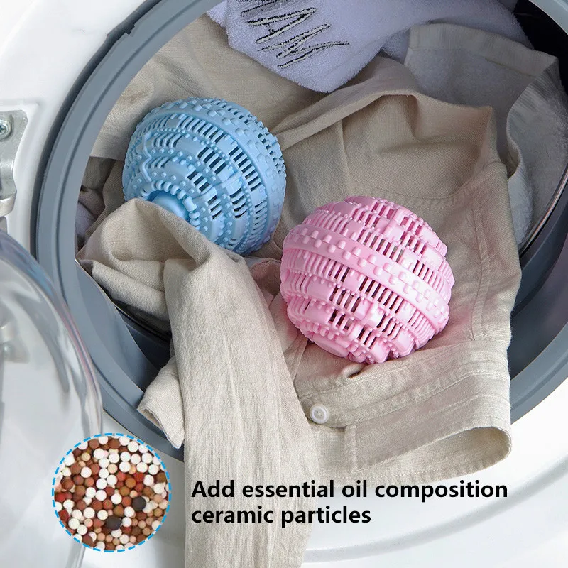Reusable Laundry Cleaning Ball Magic Anti-winding Clothes Washing Products Machine Wash Washzilla Anion Molecules Tools | Дом и сад
