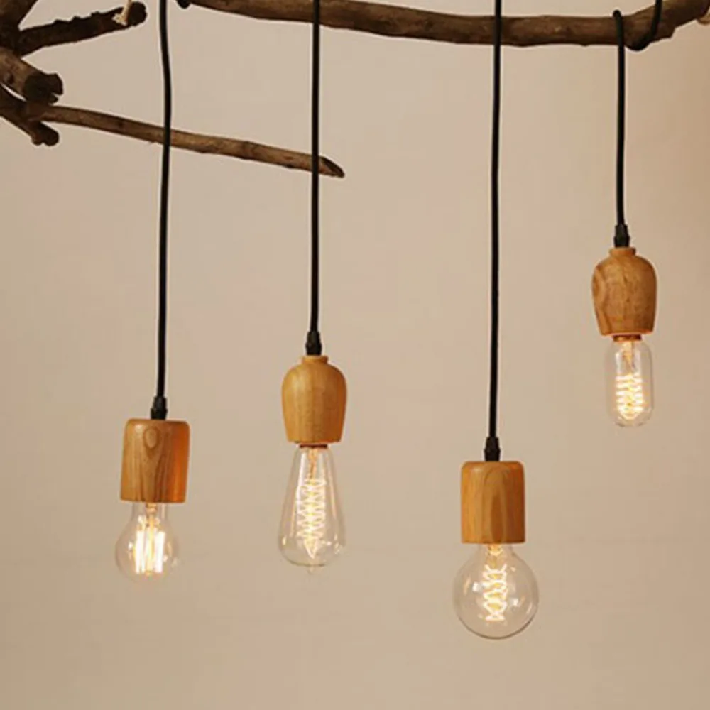 Американский стиль Современная ретро люстра для кухни спальни подвесная