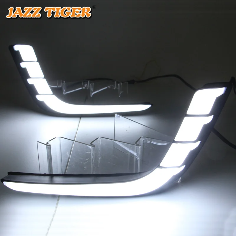 Джаз Тигр желтый указатель поворота Функция Водонепроницаемый 12В дневные