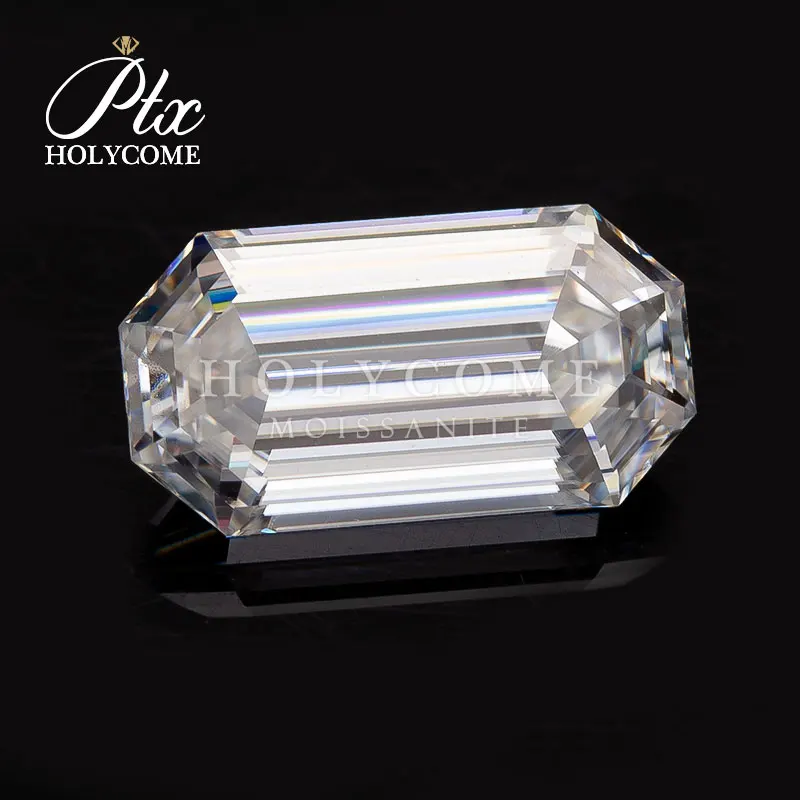 

9x7mm 2020 hot sale D VVS1 GRA white emerald cut loose moissanite suppliergemstone factory direct sale supply