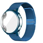 Металлический ремешок для Samsung Galaxy Watch Active 2 40 мм 44 мм, защитный чехол для ремешка, аксессуары для часов 3 41 мм 45 мм
