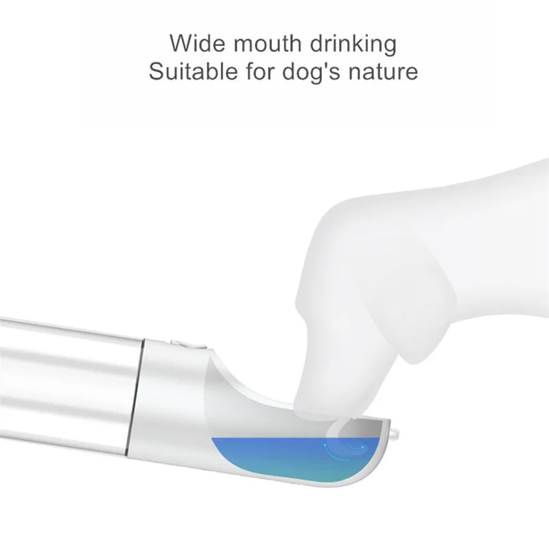 PETKIT Портативный собака бутылка для воды чаша с одним касанием ПЭТ-бутылки 400 мл/300