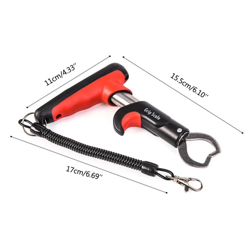 

Fishing Gripper 25kg(55lb) Digital Scale Fish Lip Grip Scale Portable Fish Control Tool High Quality and Brand New Drop Shipping