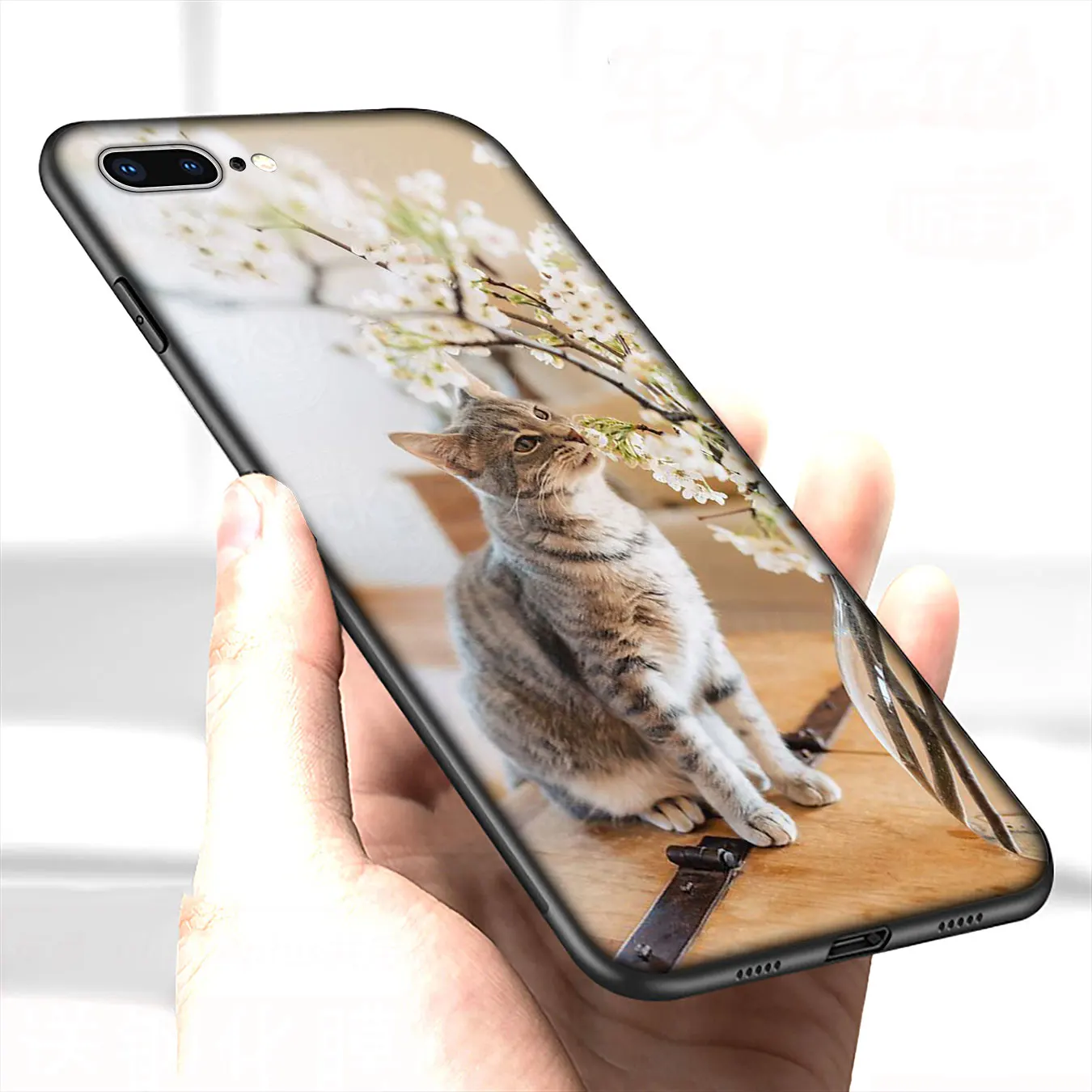 IYICAO милый кот Мягкий силиконовый чехол для iPhone 12 мини XR X XS 11 Pro Max 10 6 6S 7 8 plus 5S SE