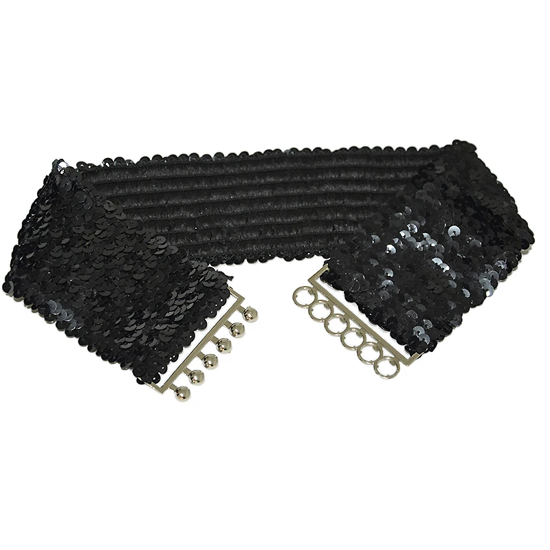 Женский Блестящий ремень с металлическим блёстком 7 см|wide stretch belts|stretch beltbelt f |