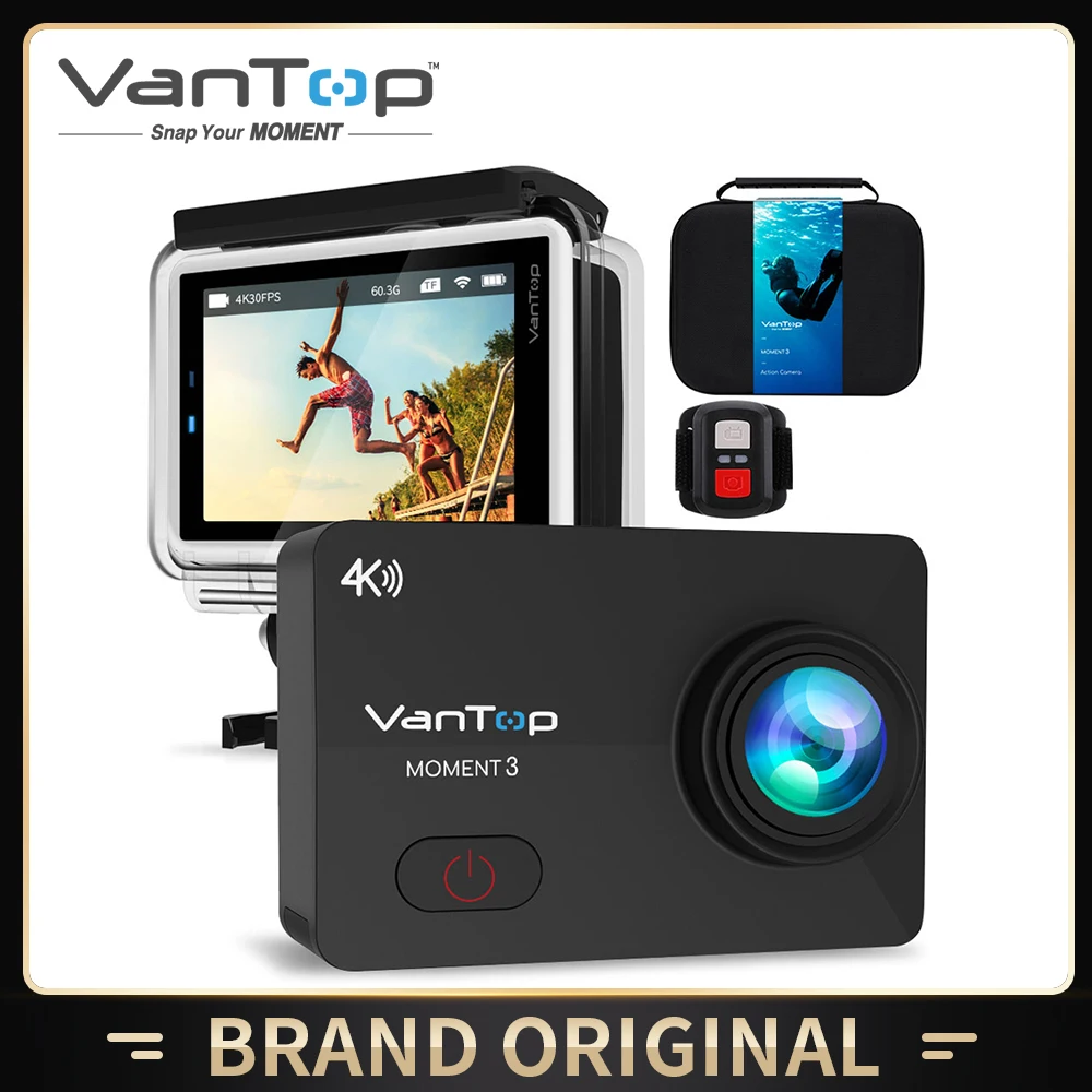 Спортивная Экшн камера VanTop mom3 с Wi Fi и дистанционным управлением