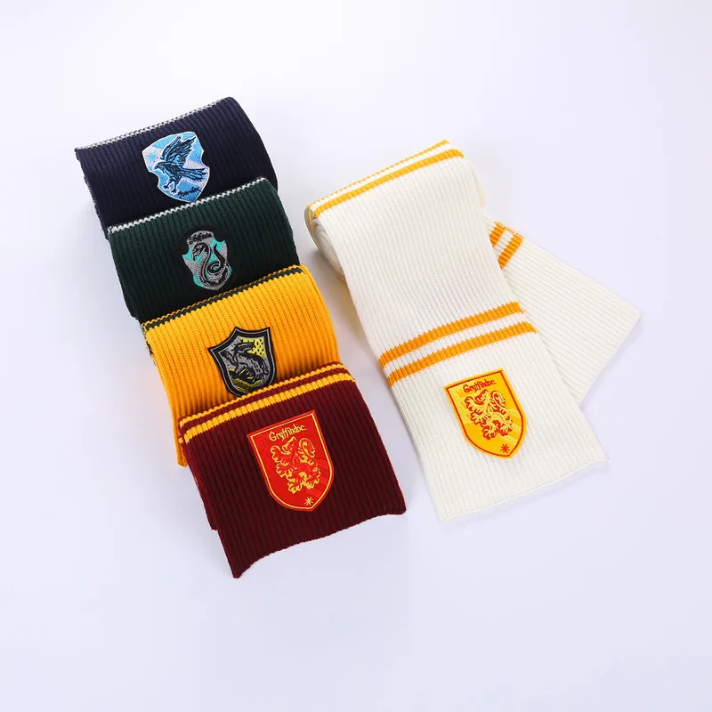Гарри Волшебная Школа Гриффиндор Ravenclaw Слизерин Hufflepuff 8 Стиль Косплей шарфы для