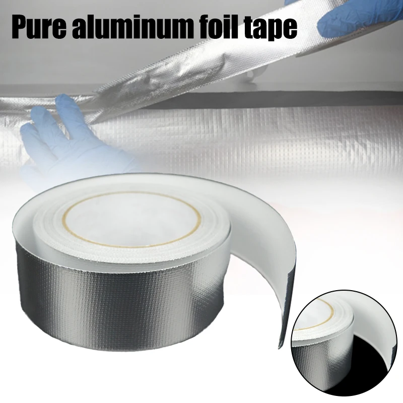 

Multifunctional Aluminum Foil Tape Thickened Waterproof Heat Insulation Aluminum Film Tape Indoor Outdoor Roof Sun Protection
