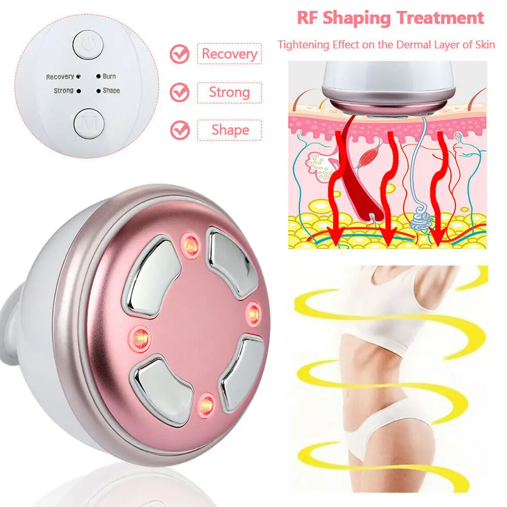 

Ultrasonic Cavitation Fat Burning Weight Loss Machine Body Anti-cellulite Slimming Massager Radio Frequency Shaping Treatment