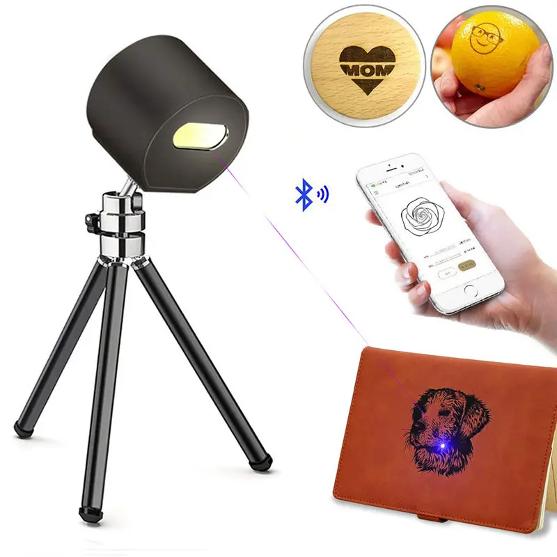 

Настольный лазерный гравировальный мини-станок LaserPecker 1600 МВт, портативный гравер «сделай сам», настольный деревообрабатывающий фрезерный ...