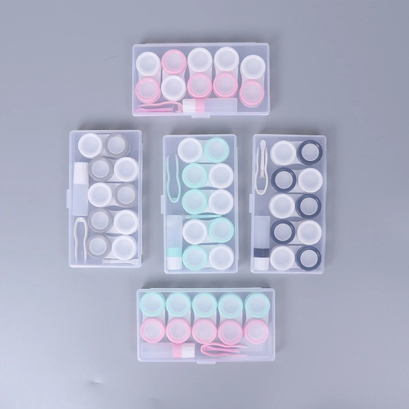 Чехол-органайзер унисекс для хранения контактных линз 5/6 коробок прозрачный