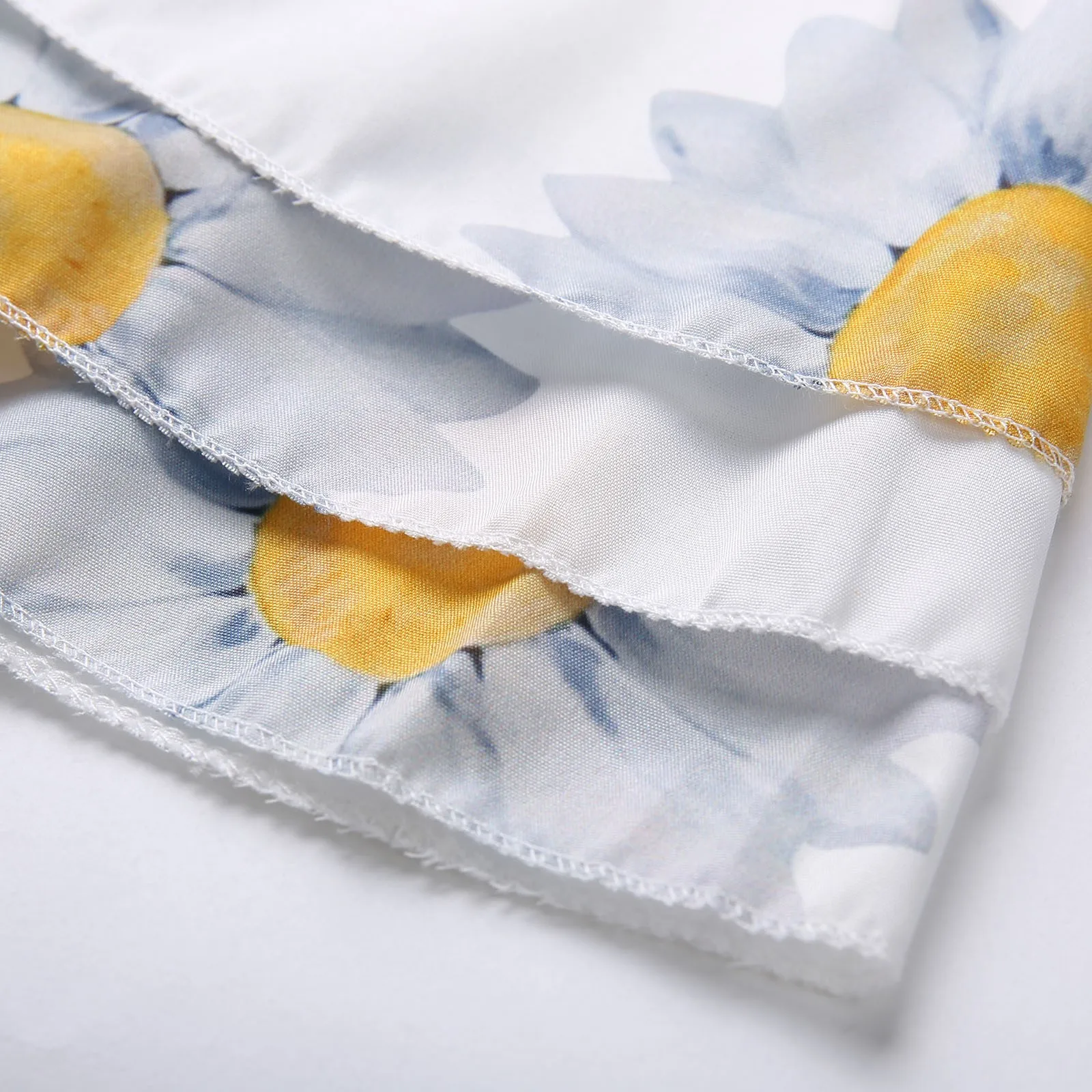 

Fashion Ladies Dress Vacation Sundress Autumn Beach Dress Plus Sizes Casual V-neck Floral Print Butterfly Mid-sleeve Mini Dress