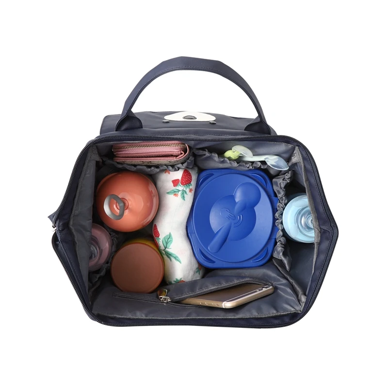 

INSULAR Diaper Bag Multifunctional Mummy Backpack Handheld Large Capacity Baby Bag Mummy Maternity Nappy Bag