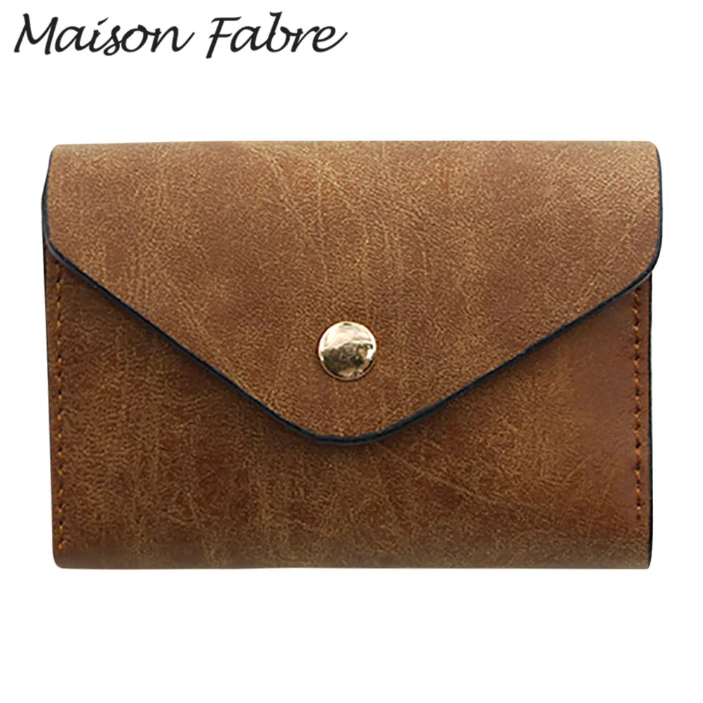 Мужская и женская винтажная кожаная сумка кошелек с отделением для карт