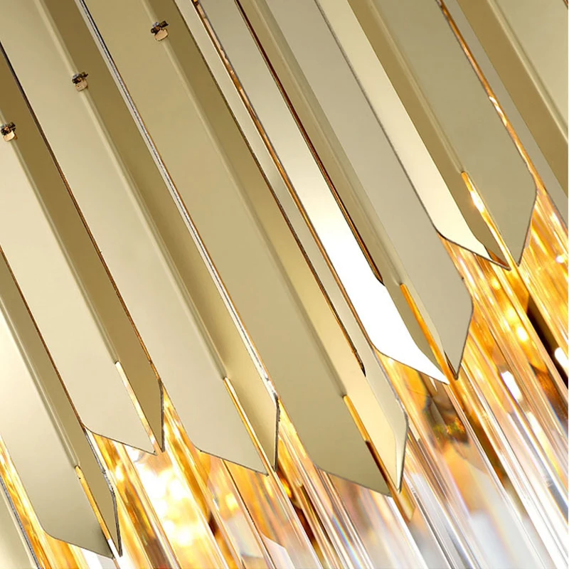 

Modern Crystal Pendant Lights Living Room Luxury Hanging Lamps Bedroom Room Restaurant Decoration Lamp Dinning Room Lights Gold