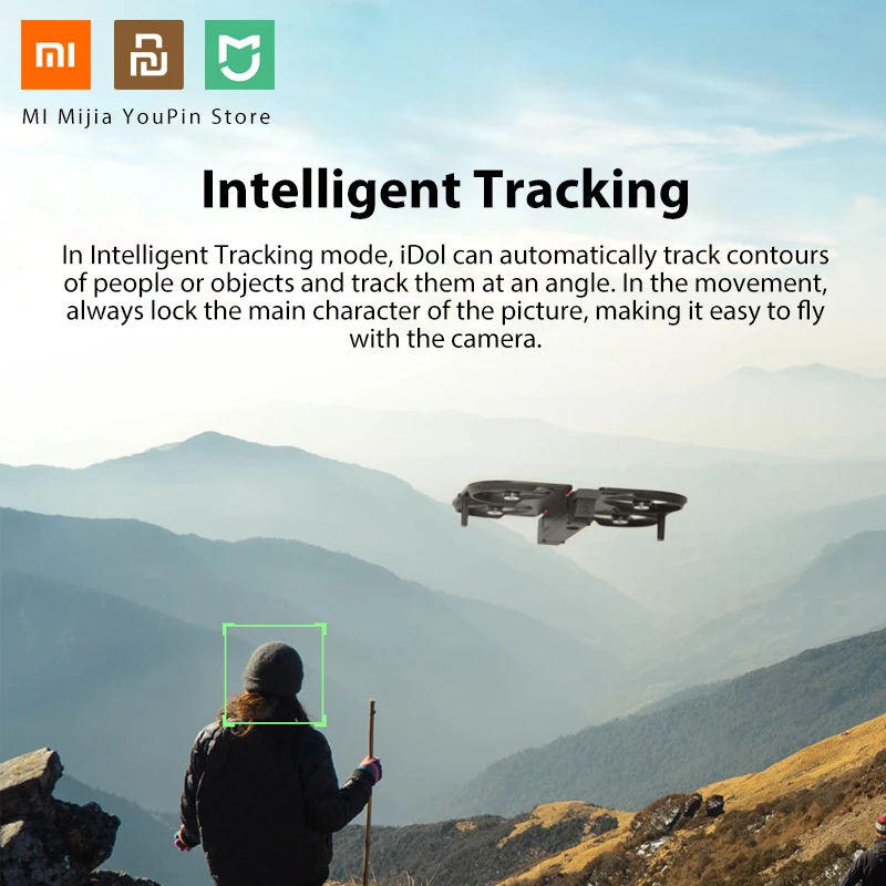 Xiaomi Idol Интеллектуальный самолет Ai распознавание приложение управление аэрофотосъемка 1080P жесты фото складной портативный беспилотный пульт дистанционного управления