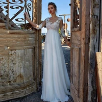 bridal gownrobes luxury matte soft satin wedding dresses sleeveless tailing button decoration bridal gowns backless bow