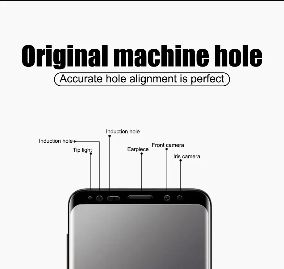 500D полностью изогнутое закаленное стекло для samsung Galaxy S9 S8 Plus Note 9 8 Защита экрана для samsung S7 Edge S9 защитная пленка