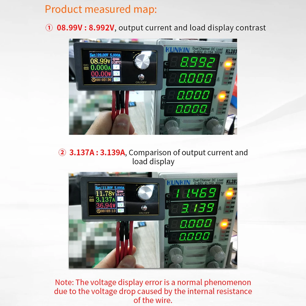 80W DC понижающий преобразователь CC C-V Мощность модуль 0 6-30V 5A Цвет Экран