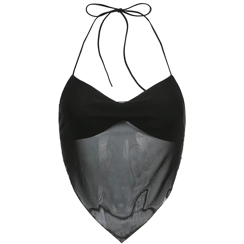 

Oluolin Women Sexy Spaghetti Strap Deep V Camis Y2K Sleeveless Crop Top Party Streetwear Tank Top Y2K Aesthetic