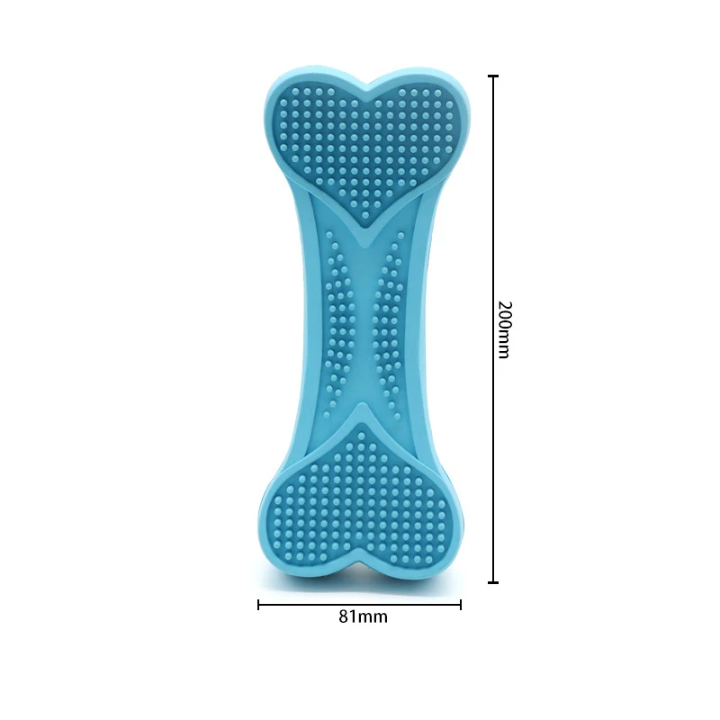 

Durable Dog Chew Toy Pet Toothbrush Stick Bone Shape Soft Rubber Tasteless Bite-resistant Tooth Cleaning Massage Pet Products