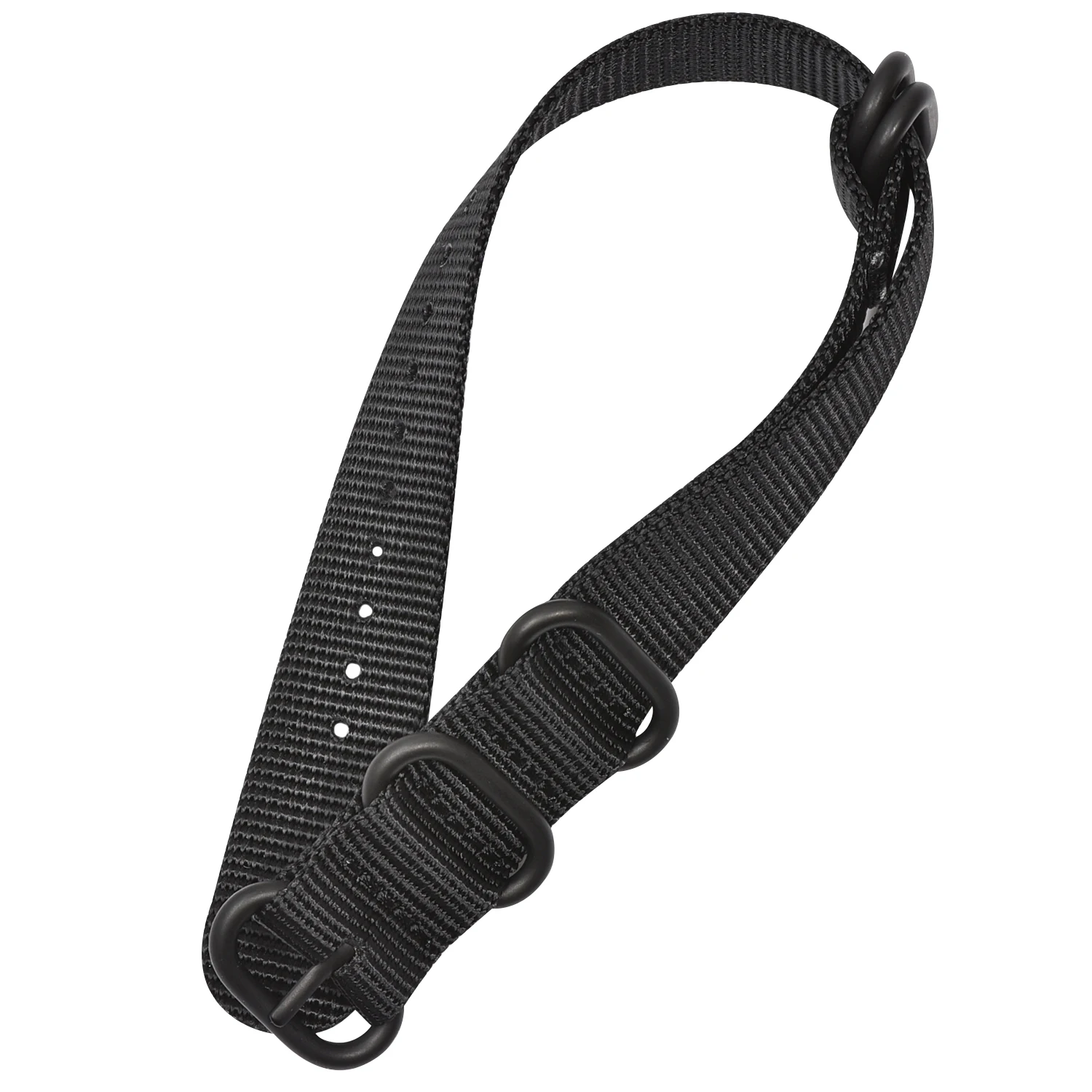 BEAFIRY Army Sports Nylon WatchBand 18 20 22 mm Black silver Buckle Many Colors Available For Men Watch Strap