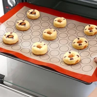 non stick silicone baking mat cookie pad rolling dough mat baking gadget cake bakeware pastry tools for kitchen cookie macaron